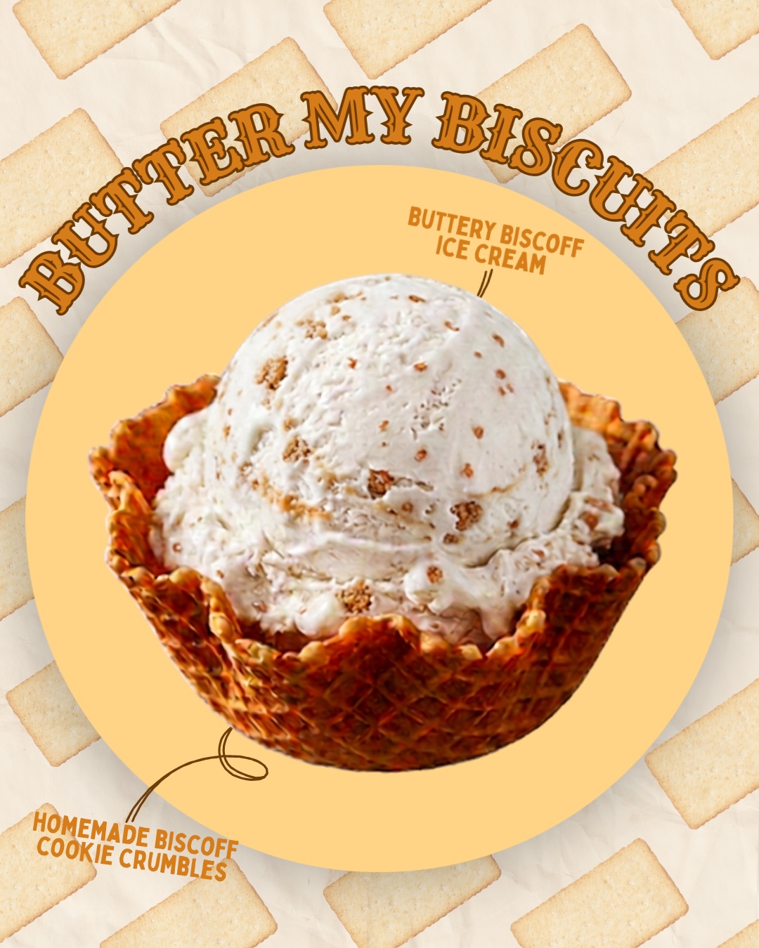 Butter My Biscuits seasonal ice cream flavor