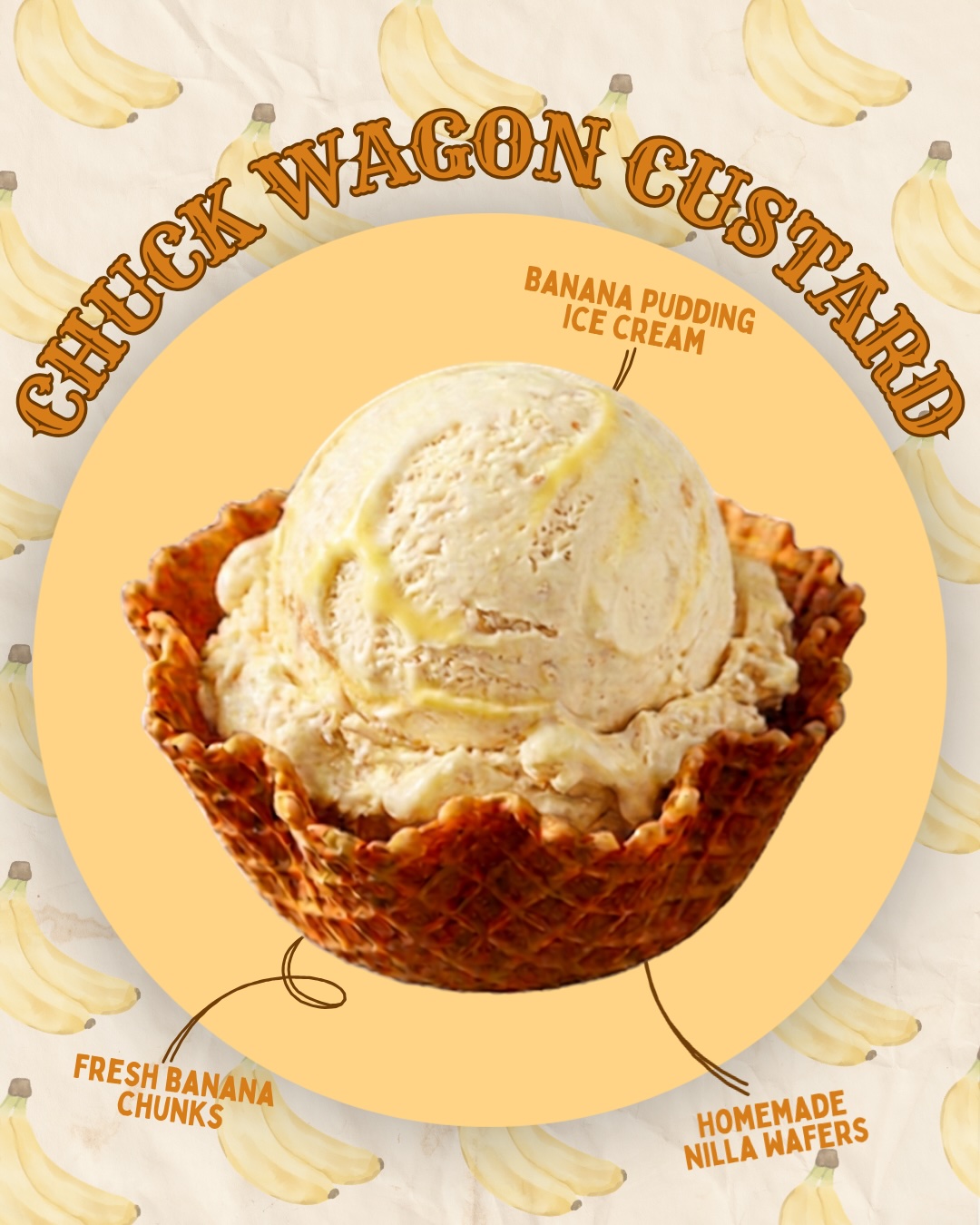 Chuck Wagon Custard seasonal ice cream flavor