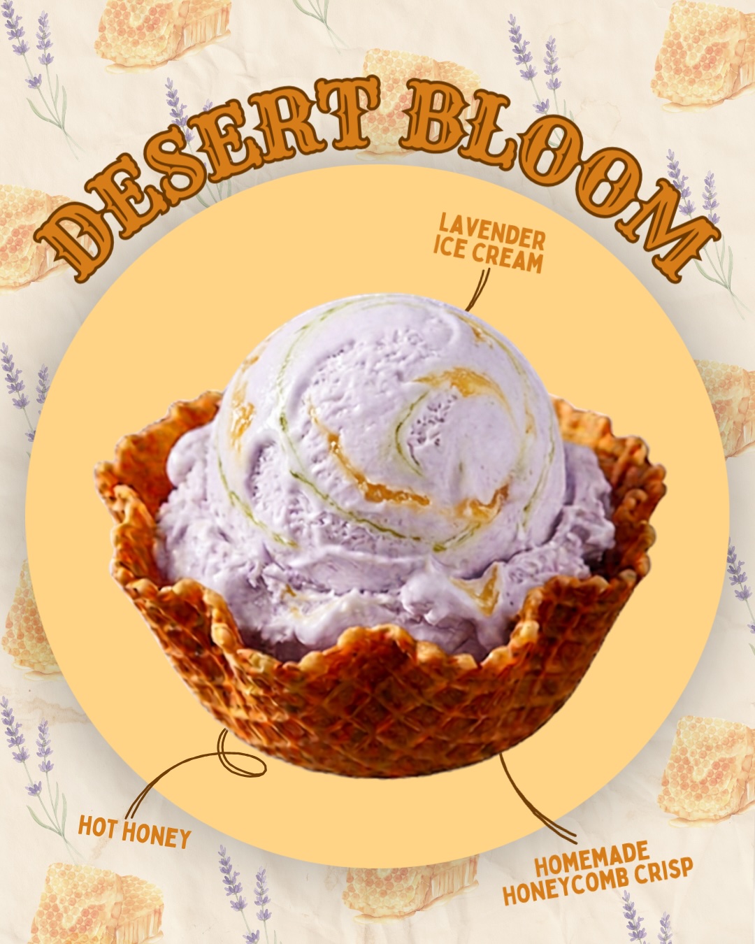 Desert Bloom seasonal ice cream flavor