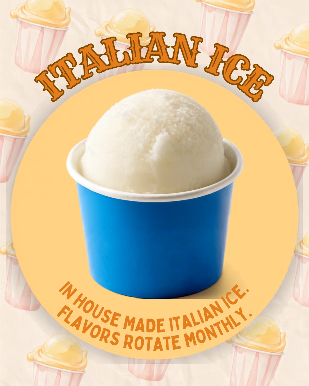 Crooked D Creamery Monthly Italian Ice