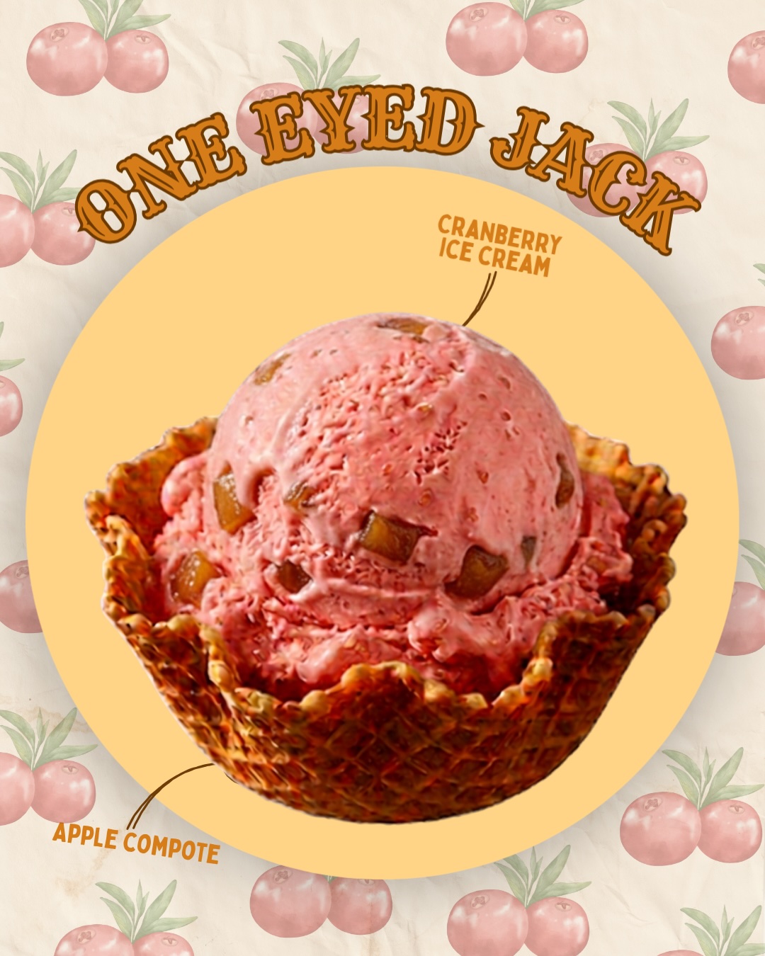 One-Eyed Jack seasonal ice cream flavor